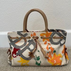 Dooney & Bourke handbag, graffiti inspired